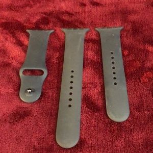 Apple Sport Watch Band. Black. Fits 42/44/45mm